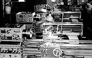 Machine park in 1946